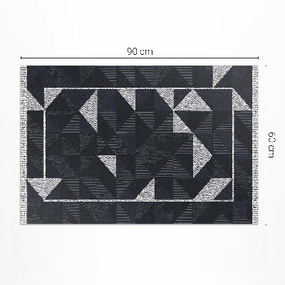 Covor de vinil acasă Mozaic model geometric vintage