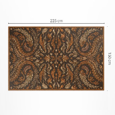Covor de vinil Planta orientală ornament vintage