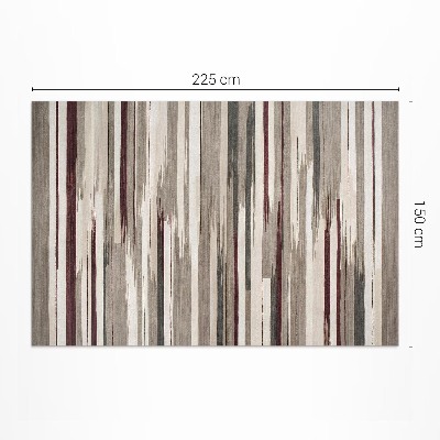 Covor interior din vinil Abstract dungi pictate frecat boho