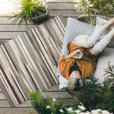 Covor interior din vinil Abstract dungi pictate frecat boho