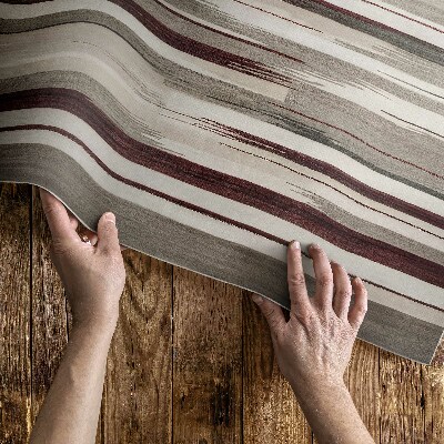 Covor interior din vinil Abstract dungi pictate frecat boho