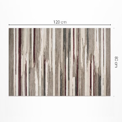 Covor interior din vinil Abstract dungi pictate frecat boho