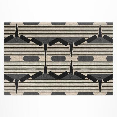 Covor de vinil acasă Compoziție liniară în stil vintage