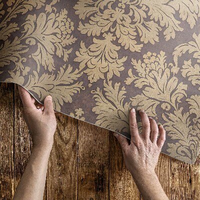 Covor de vinil Ornament floral bogat elegant de epocă