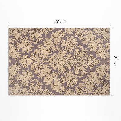 Covor de vinil Ornament floral bogat elegant de epocă