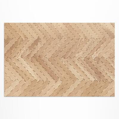 Covor interior din vinil Parchet elegant din lemn ușor cu spice