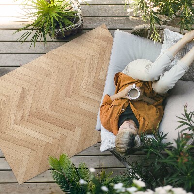 Covor interior din vinil Parchet elegant din lemn ușor cu spice