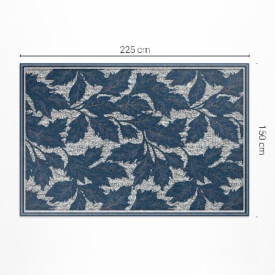 Covor de vinil Frunze decorative de epocă