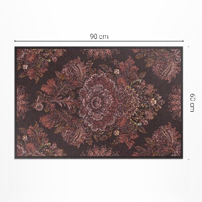 Covor de vinil acasă Compoziție de flori ornament vintage