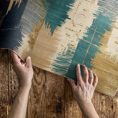 Covor de vinil Pete abstracte urme de vopsea zgâriată