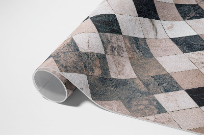 Covor interior din vinil Piatră mozaic dale decorative rombice