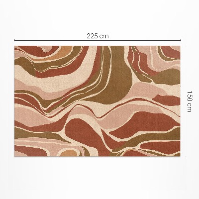 Covor interior din vinil Petice abstracte în culori boho