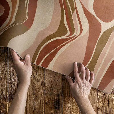 Covor interior din vinil Petice abstracte în culori boho