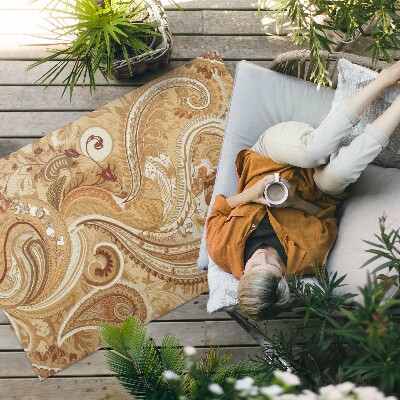 Covor de vinil acasă Compoziție artistică cu plante abstracte