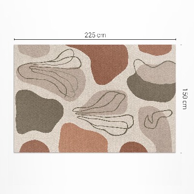 Covor de vinil acasă Pete boho abstracte neregulate