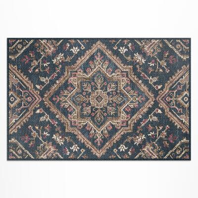 Covor de vinil acasă Model floral geometric în stil turcesc