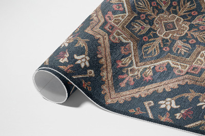 Covor de vinil acasă Model floral geometric în stil turcesc