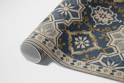 Covor de vinil acasă Plăci mozaicate elegante în stil marocan