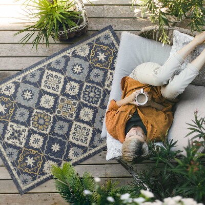 Covor interior din vinil Plăci bogat ornamentate în stil marocan