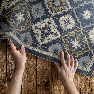 Covor interior din vinil Plăci bogat ornamentate în stil marocan
