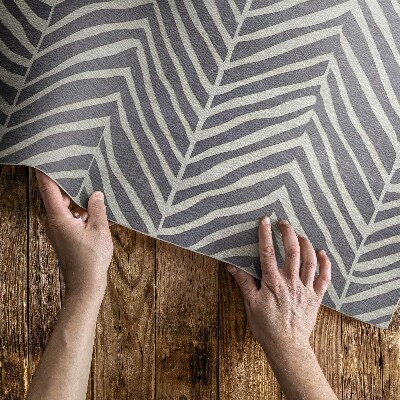 Covor interior din vinil Linii Boho neregulate în stil indian
