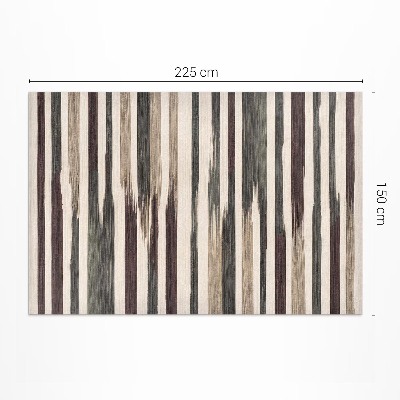 Covor de vinil Dungi boho pictate în culori pastelate