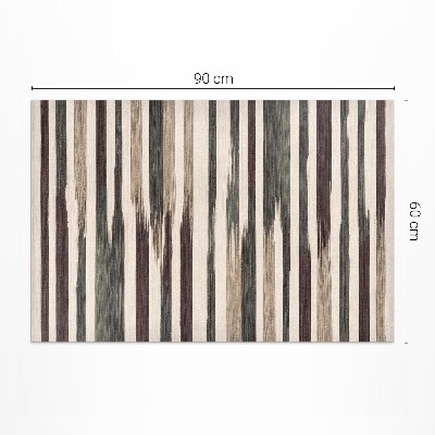 Covor de vinil Dungi boho pictate în culori pastelate