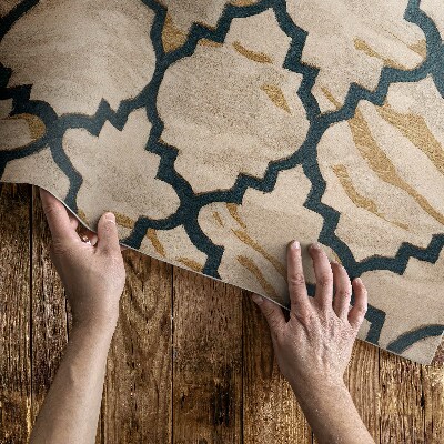 Covor interior din vinil Mozaic arabesc din marmură în stil marocan
