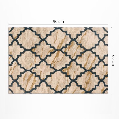 Covor interior din vinil Mozaic arabesc din marmură în stil marocan