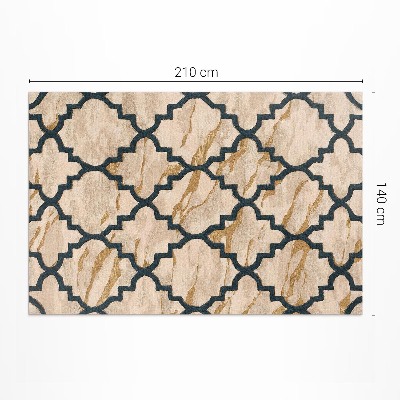 Covor interior din vinil Mozaic arabesc din marmură în stil marocan