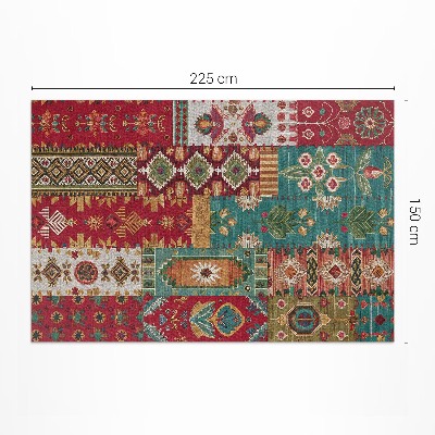 Covor interior din vinil Model abstract în stil turcesc