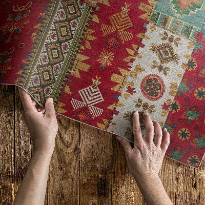 Covor interior din vinil Model abstract în stil turcesc