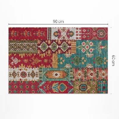 Covor interior din vinil Model abstract în stil turcesc