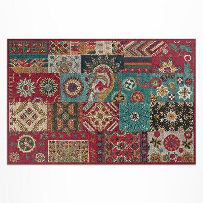 Covor de vinil Model patchwork colorat în stil persan