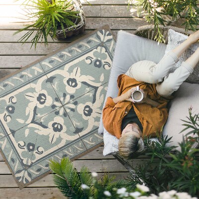 Covor interior din vinil Plăci portugheze model delicat de epocă