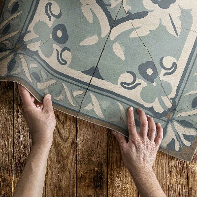 Covor interior din vinil Plăci portugheze model delicat de epocă
