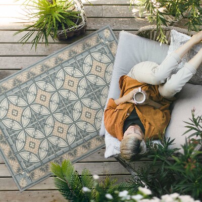 Covor interior din vinil Plăci decorative din mozaic de epocă