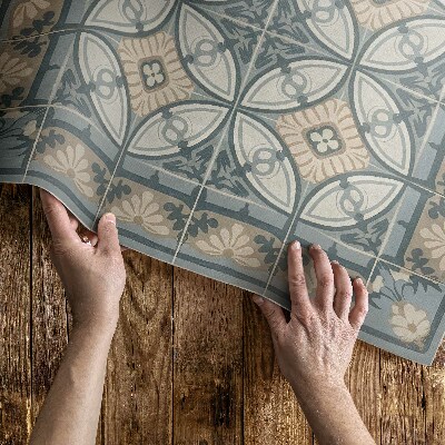 Covor interior din vinil Plăci decorative din mozaic de epocă