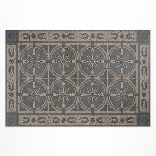 Covor de vinil Ornament geometric rustic