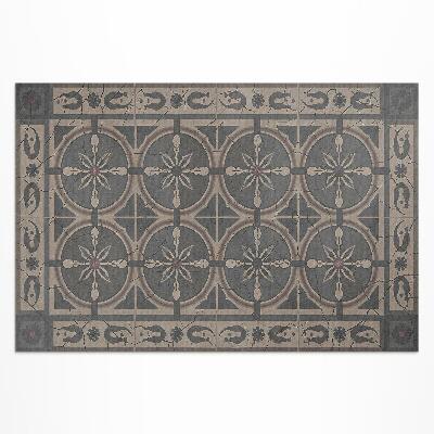 Covor de vinil Ornament geometric rustic