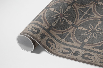 Covor de vinil Ornament geometric rustic