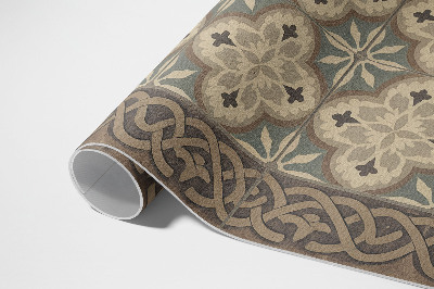 Covor interior din vinil Plăci retro cu aranjamente geometrice