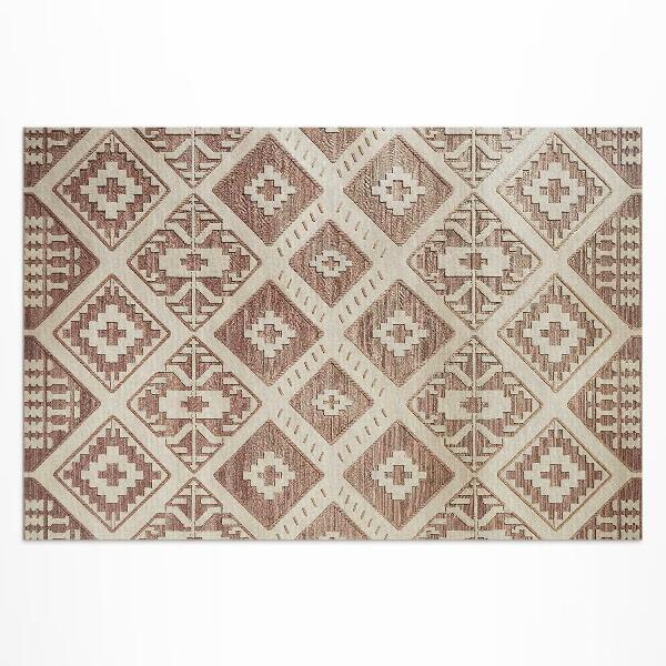Covor de vinil Compoziții geometrice în stil aztec