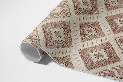 Covor de vinil Compoziții geometrice în stil aztec