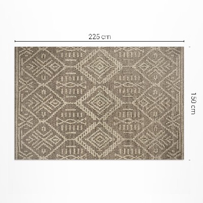 Covor de vinil acasă Inspirație retro în stil aztec