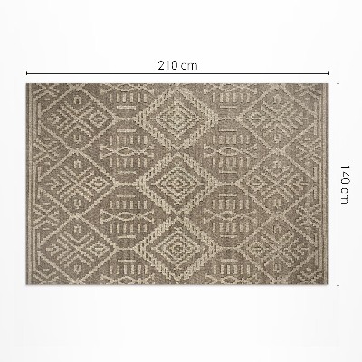 Covor de vinil acasă Inspirație retro în stil aztec