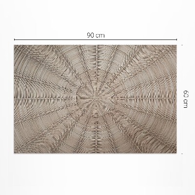 Covor de vinil Plaid din răchită