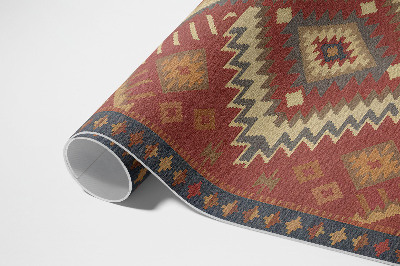 Covor de vinil Armonia figurilor geometrice aztece