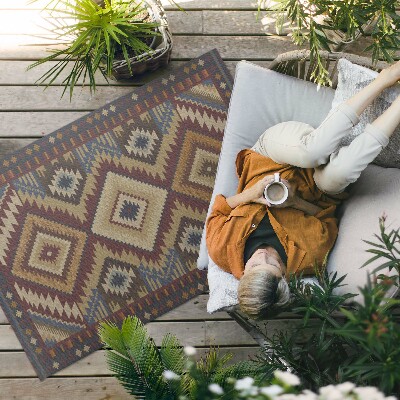 Covor interior din vinil Modele aztece antice pline de simetrie