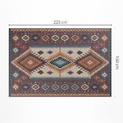 Covor de vinil Aranjamente simetrice în stil aztec